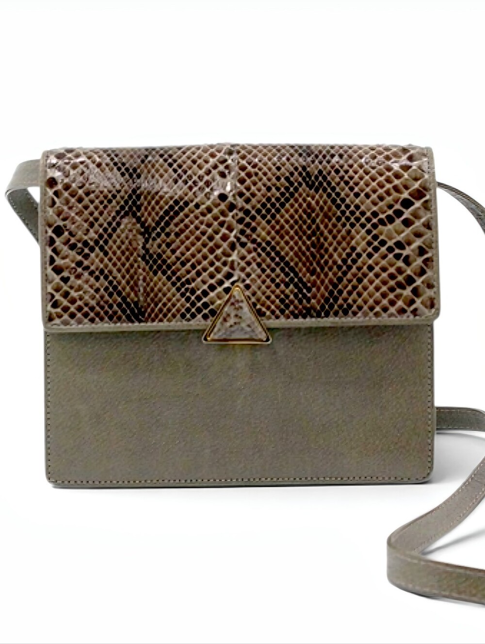 Valentino Garavani Python Crossbody Clutch Bag